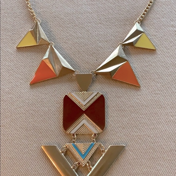 Adia Kibur Triangles Necklace - Picture 4 of 8